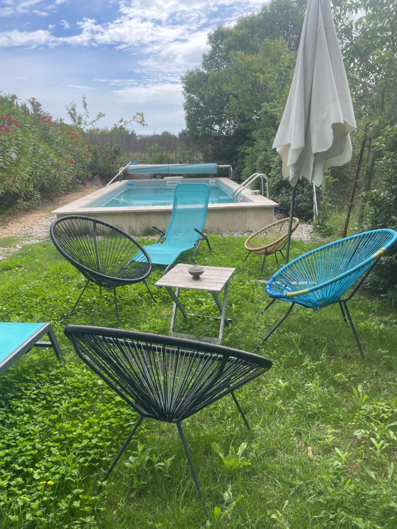 Studio Havre De Paix Au Pont Du Gard Piscine Et Jacuzzi Chez Valerie Payre Vers-Pont-du-Gard Exterior foto